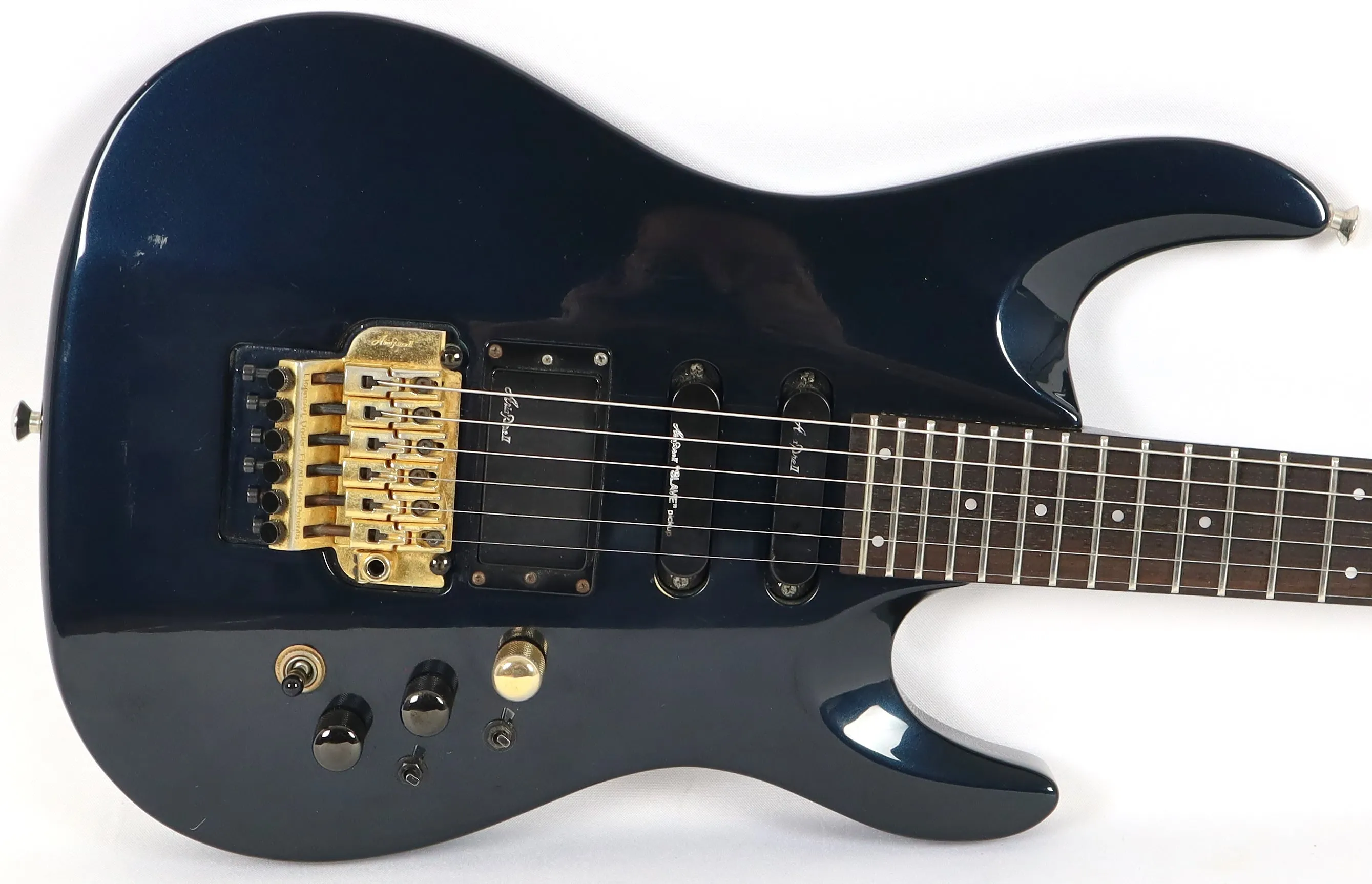 1980's Aria Pro II MA-800 Metallic Blue Electric Guitar Motsumoku Japan Preowned