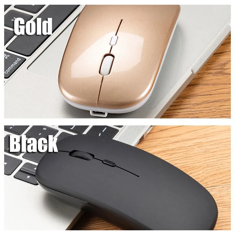 2.4G Slim Silent Click Blutooth Wireless Mouse