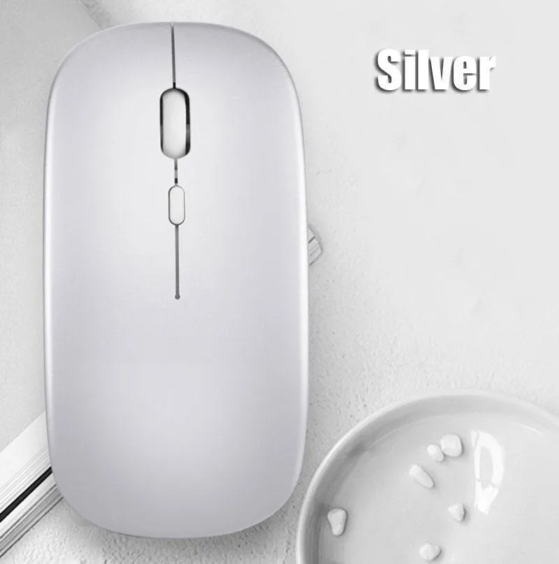 2.4G Slim Silent Click Blutooth Wireless Mouse