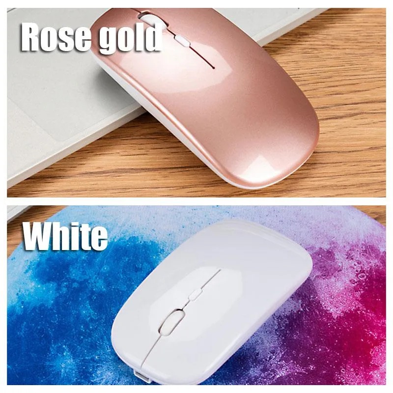 2.4G Slim Silent Click Blutooth Wireless Mouse