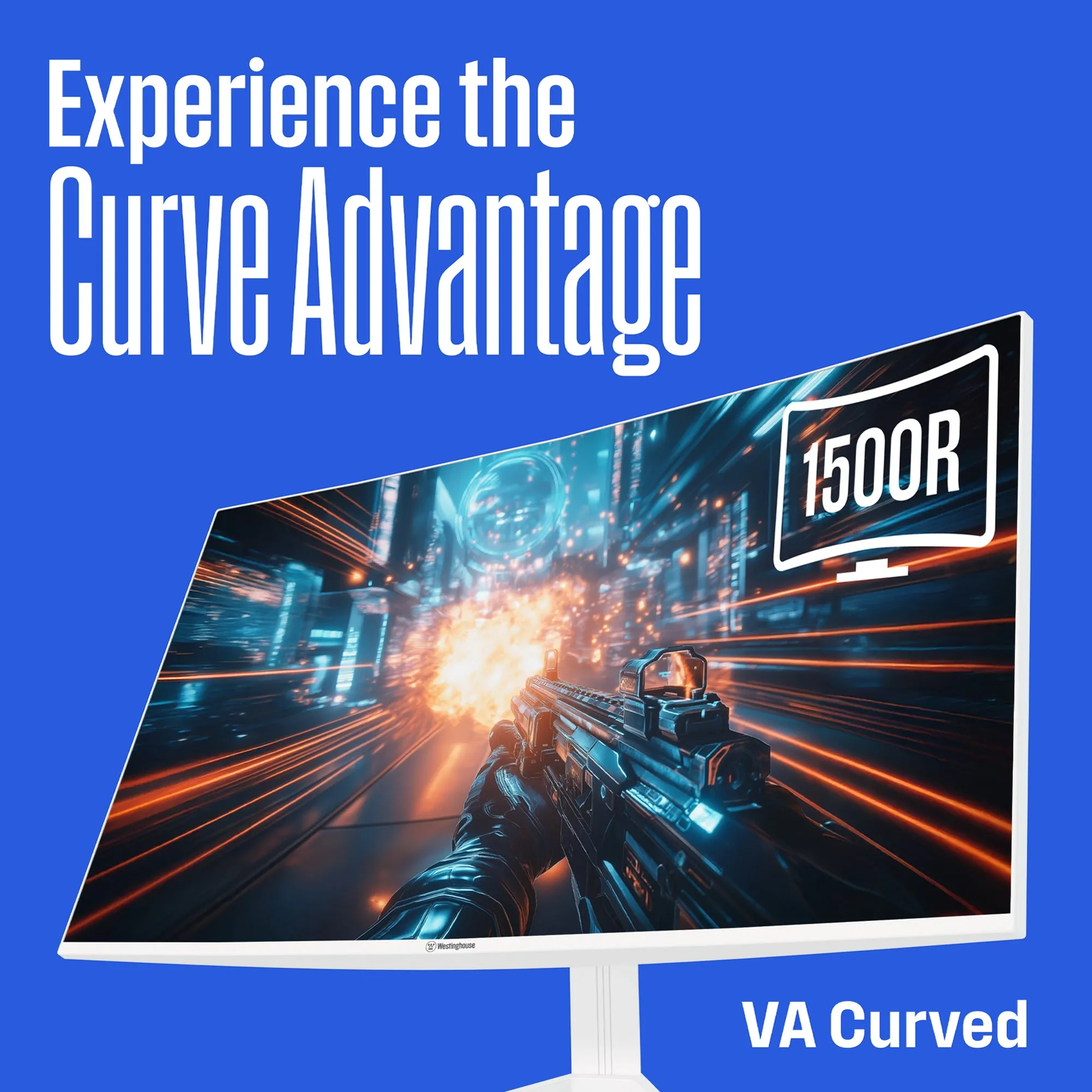 27" Curved FHD Gaming Monitor (White)