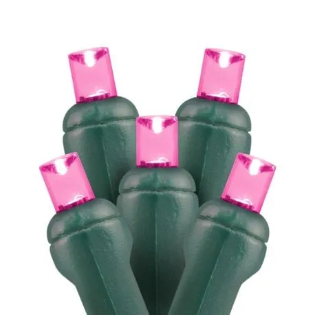 5mm 70L LED Christmas Lights Pink