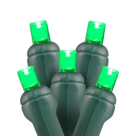 5mm LED Christmas Lights 35L Green