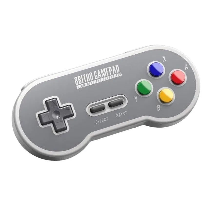 8BitDo SN30 2.4G NT Wireless Gamepad: For Original Super Nintendo SNES / Super Famicom SFC / Analogue Super Nt