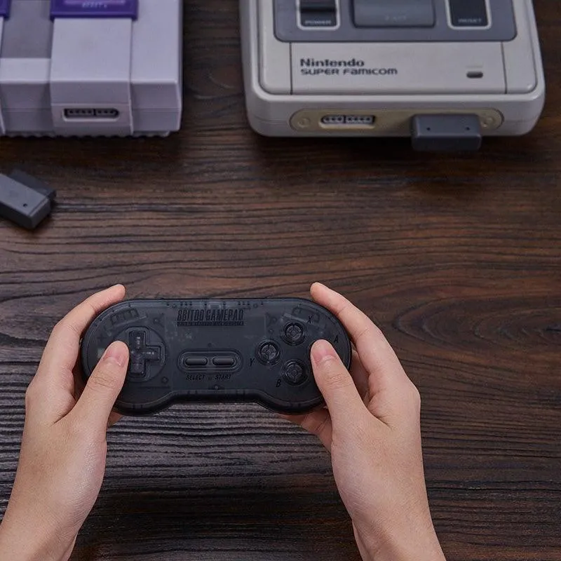 8BitDo SN30 2.4G NT Wireless Gamepad: For Original Super Nintendo SNES / Super Famicom SFC / Analogue Super Nt