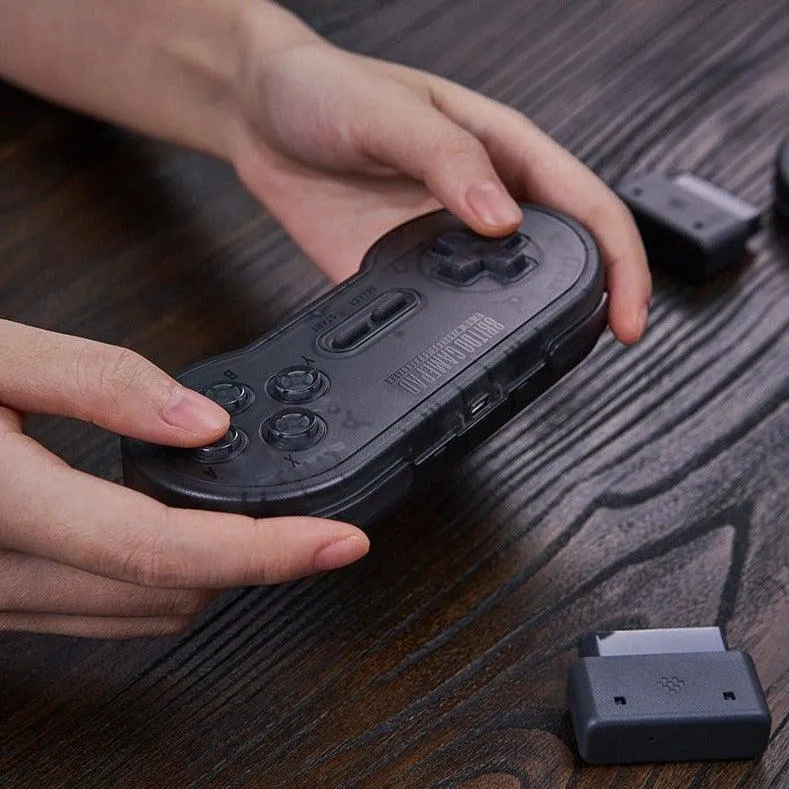 8BitDo SN30 2.4G NT Wireless Gamepad: For Original Super Nintendo SNES / Super Famicom SFC / Analogue Super Nt