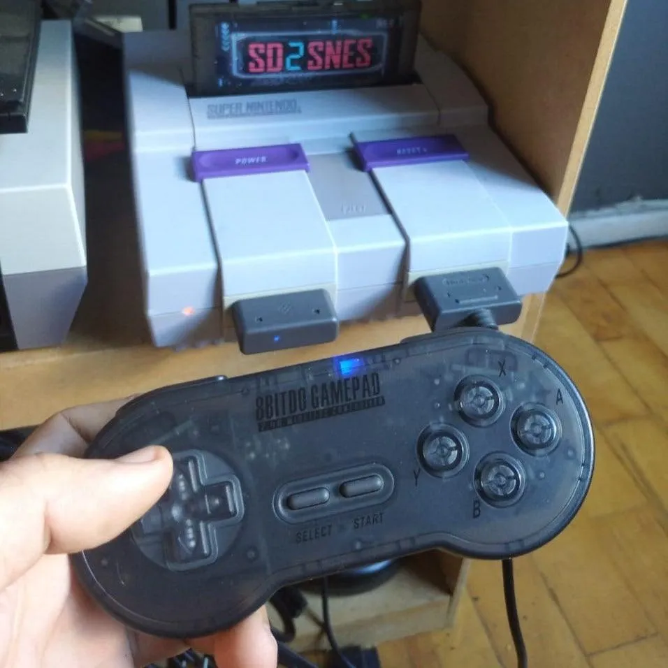 8BitDo SN30 2.4G NT Wireless Gamepad: For Original Super Nintendo SNES / Super Famicom SFC / Analogue Super Nt