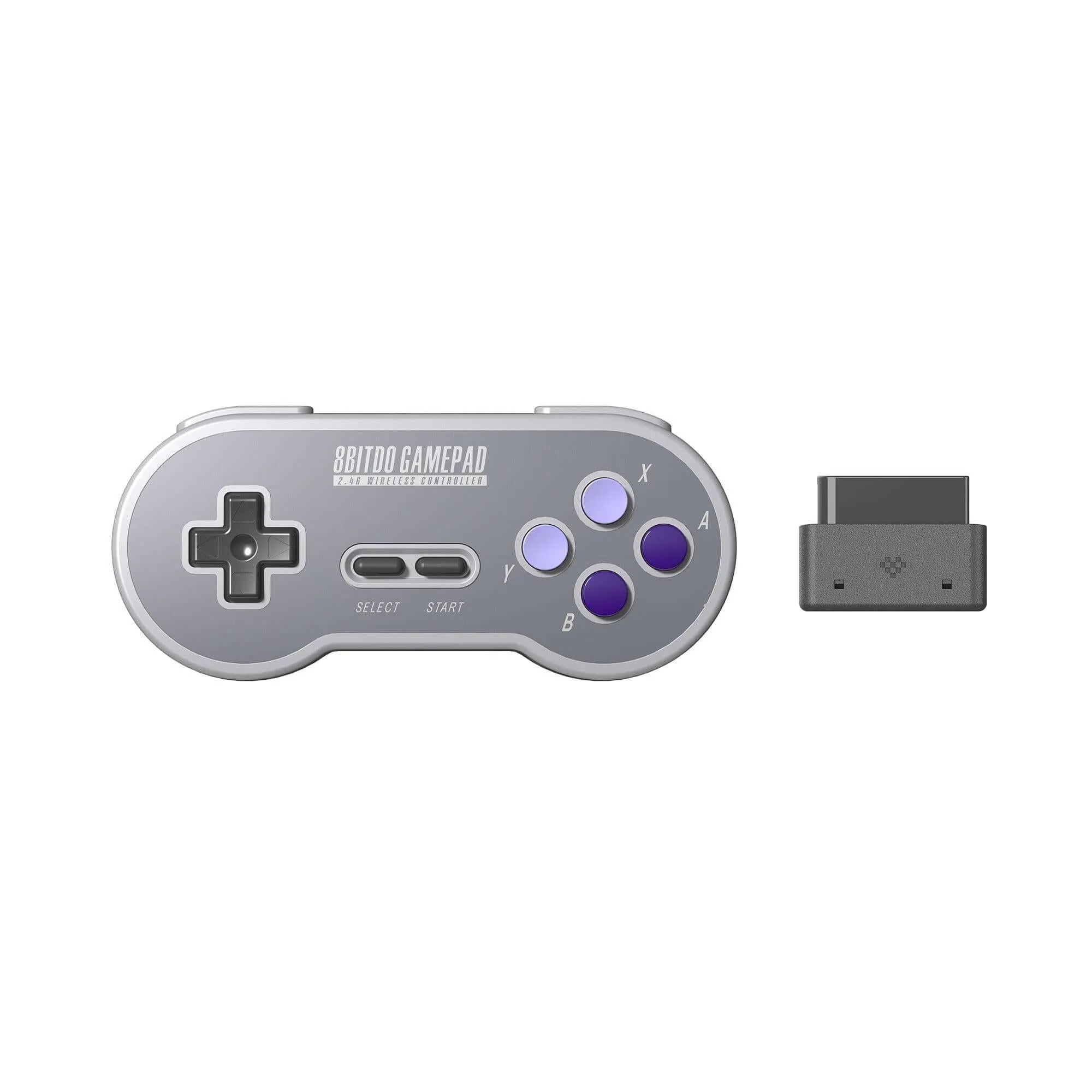 8BitDo SN30 2.4G NT Wireless Gamepad: For Original Super Nintendo SNES / Super Famicom SFC / Analogue Super Nt