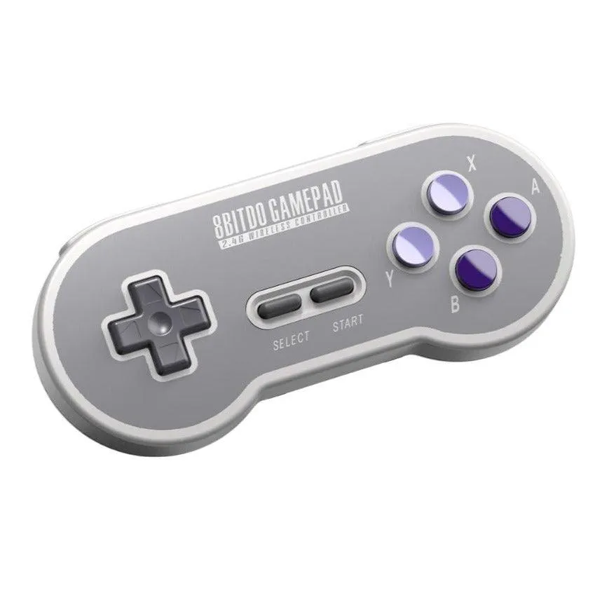 8BitDo SN30 2.4G NT Wireless Gamepad: For Original Super Nintendo SNES / Super Famicom SFC / Analogue Super Nt