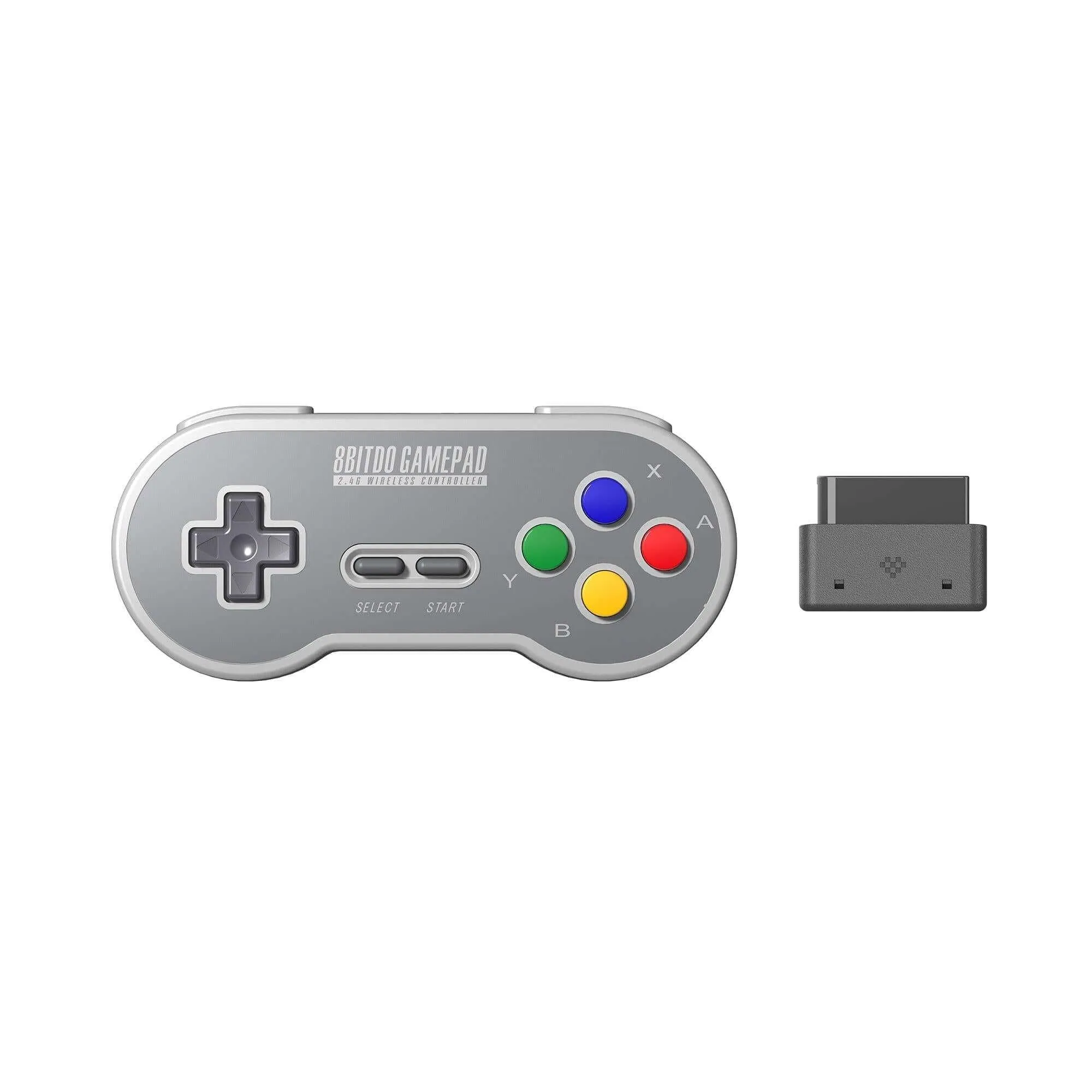 8BitDo SN30 2.4G NT Wireless Gamepad: For Original Super Nintendo SNES / Super Famicom SFC / Analogue Super Nt