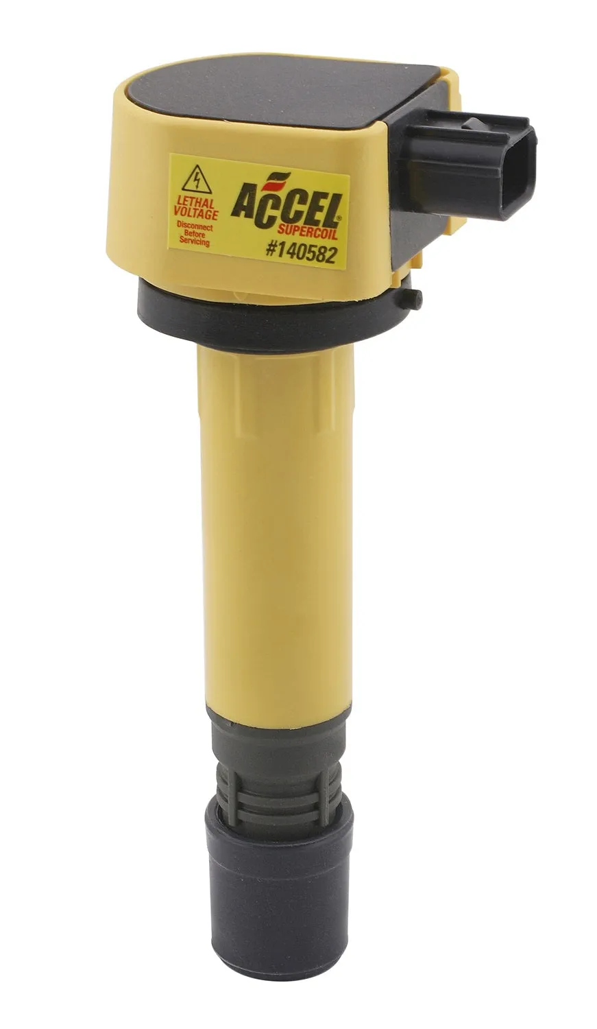 ACCEL 140582 SuperCoil Direct Ignition Coil; OEM Replacement; Yellow;