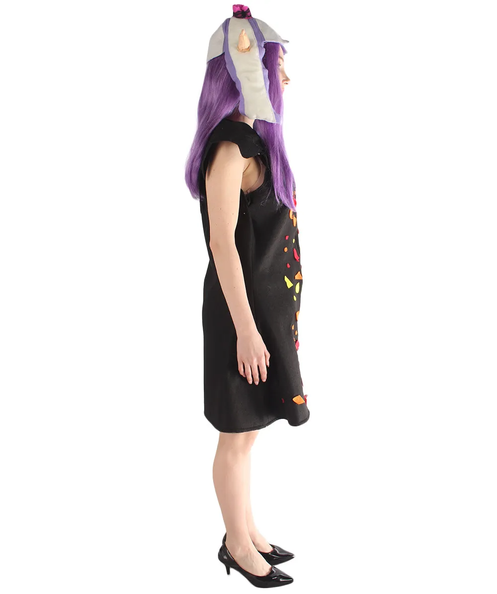 Adult Women Squid Kid Gaming Costume | Black Cosplay Costume.