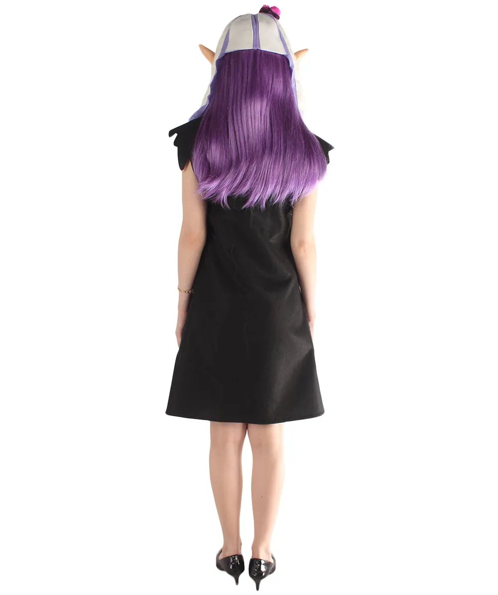 Adult Women Squid Kid Gaming Costume | Black Cosplay Costume.