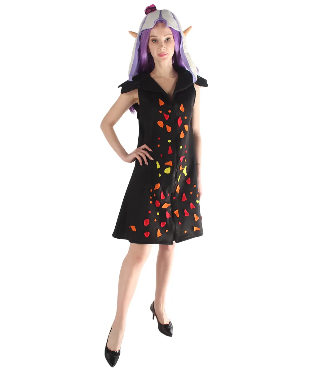 Adult Women Squid Kid Gaming Costume | Black Cosplay Costume.