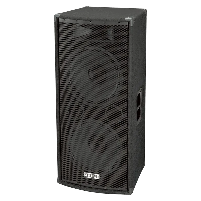 Ahuja Speaker Passive 2x15" 400W RMS Wooden Carpet Body - SRX500