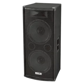 Ahuja Speaker Passive 2x15" 400W RMS Wooden Carpet Body - SRX500