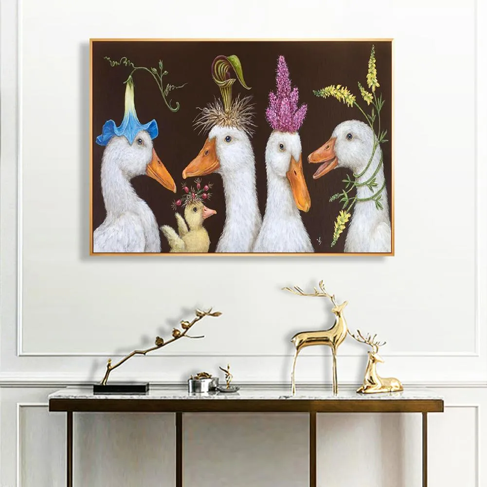 Animal  - Full Round Diamond - 40x30CM