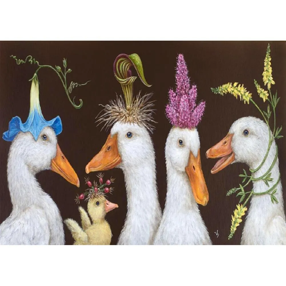 Animal  - Full Round Diamond - 40x30CM