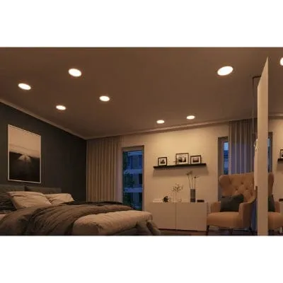 Areo VariFit Round LED Recessed Panel Smart Home Zigbee 175mm Tunable White - White