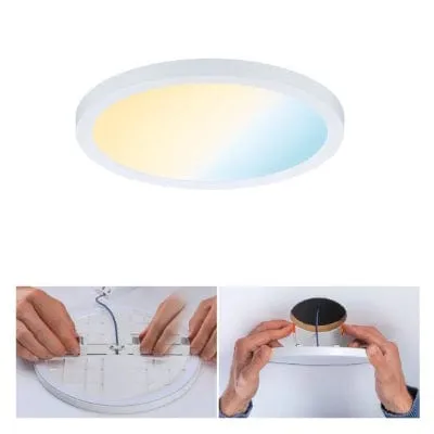 Areo VariFit Round LED Recessed Panel Smart Home Zigbee 175mm Tunable White - White