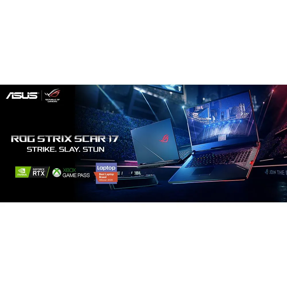 ASUS - GAMING NOTEBOOK ROG STRIX SCAR 17 I9-10980HK 16GB 512GB 17.3IN NO TOUCH CHROME