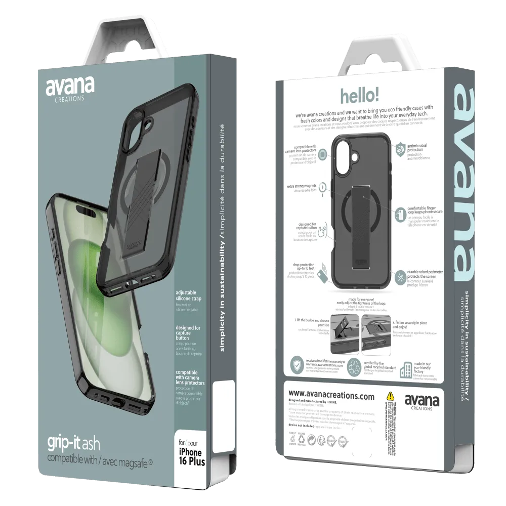 Avana Grip-It MagSafe Case for Apple iPhone 16 Plus by Avana