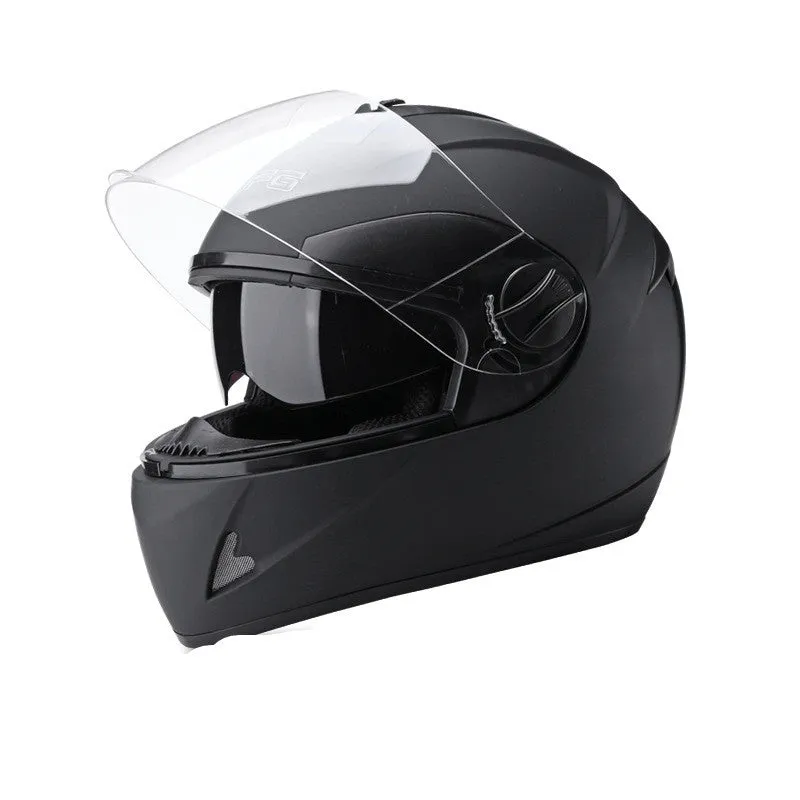 Battery Car Helmet Gray Male Anti-Fog Four Seasons Full Face