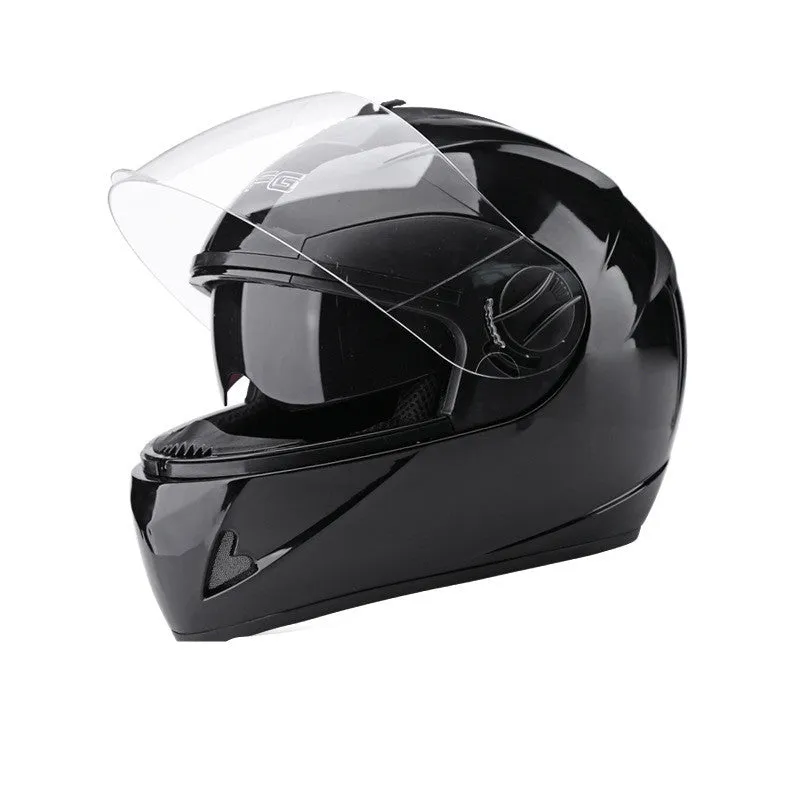 Battery Car Helmet Gray Male Anti-Fog Four Seasons Full Face