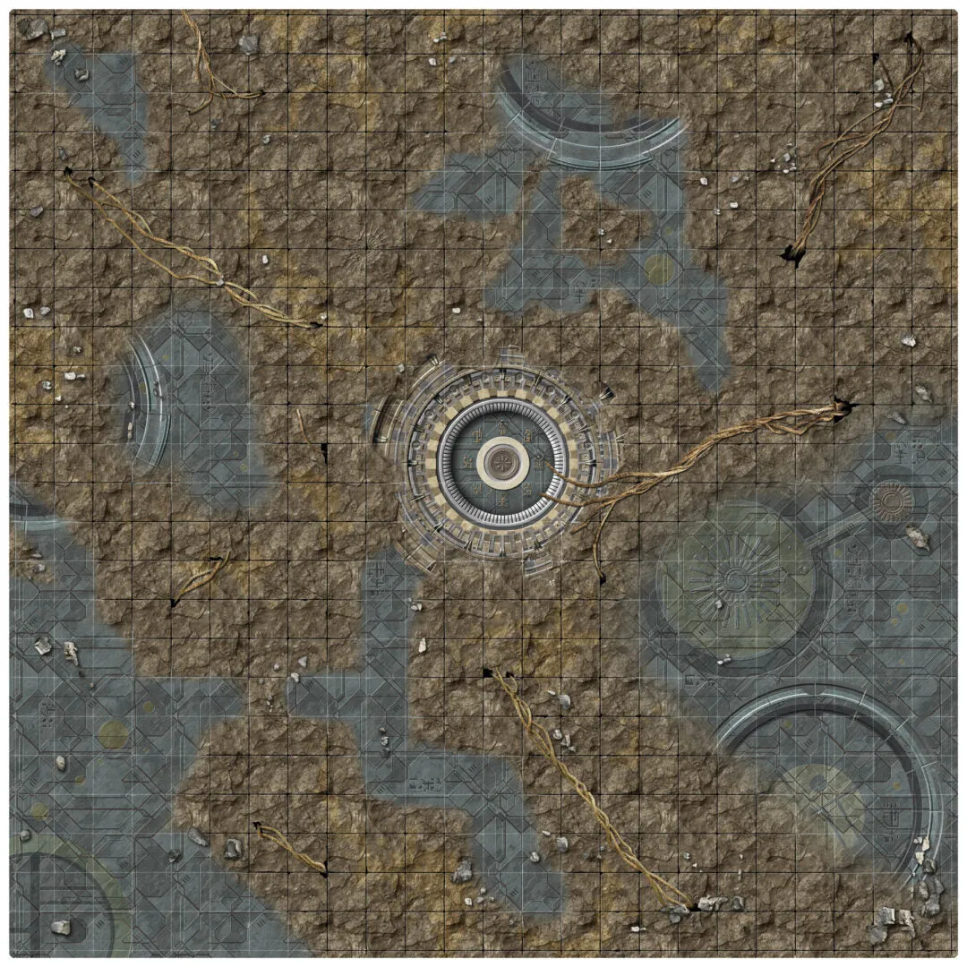 Battle Systems: Alien Catacomb Gaming Mat 2x2 (Import)