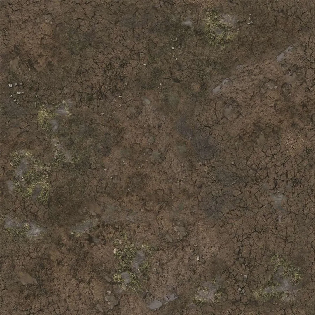 Battle Systems: Muddy Streets Gaming Mat 2×2