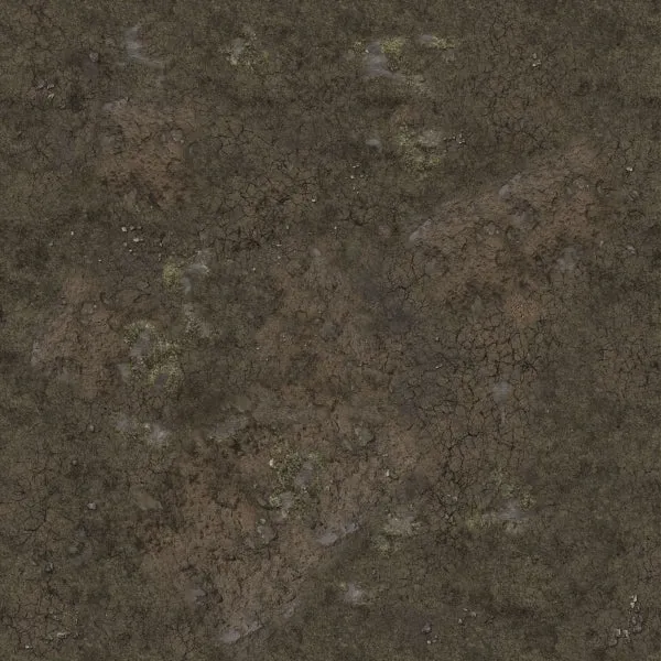 Battle Systems: Muddy Streets Gaming Mat 3'x3'