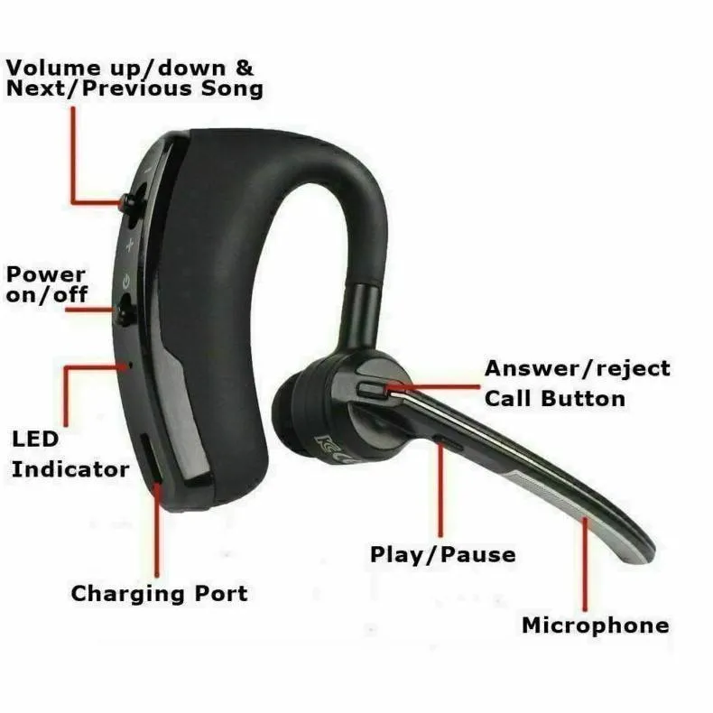 Bluetooth Headset Earpiece