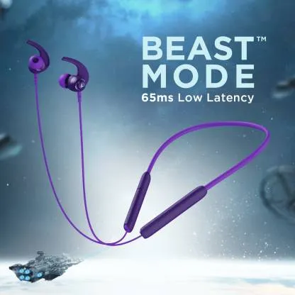 boAt Rockerz 260 with Beast Mode, ENx Tech and ASAP Charge Bluetooth Neckband Purple