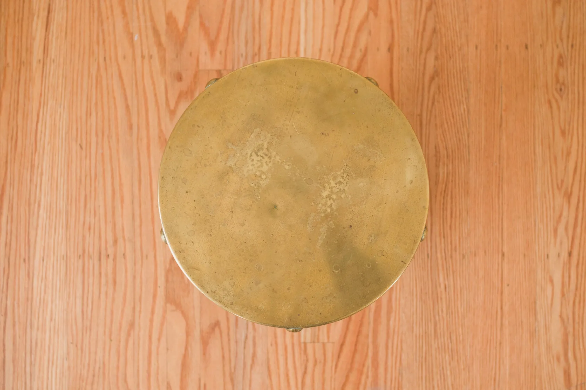 Brass Drum Table