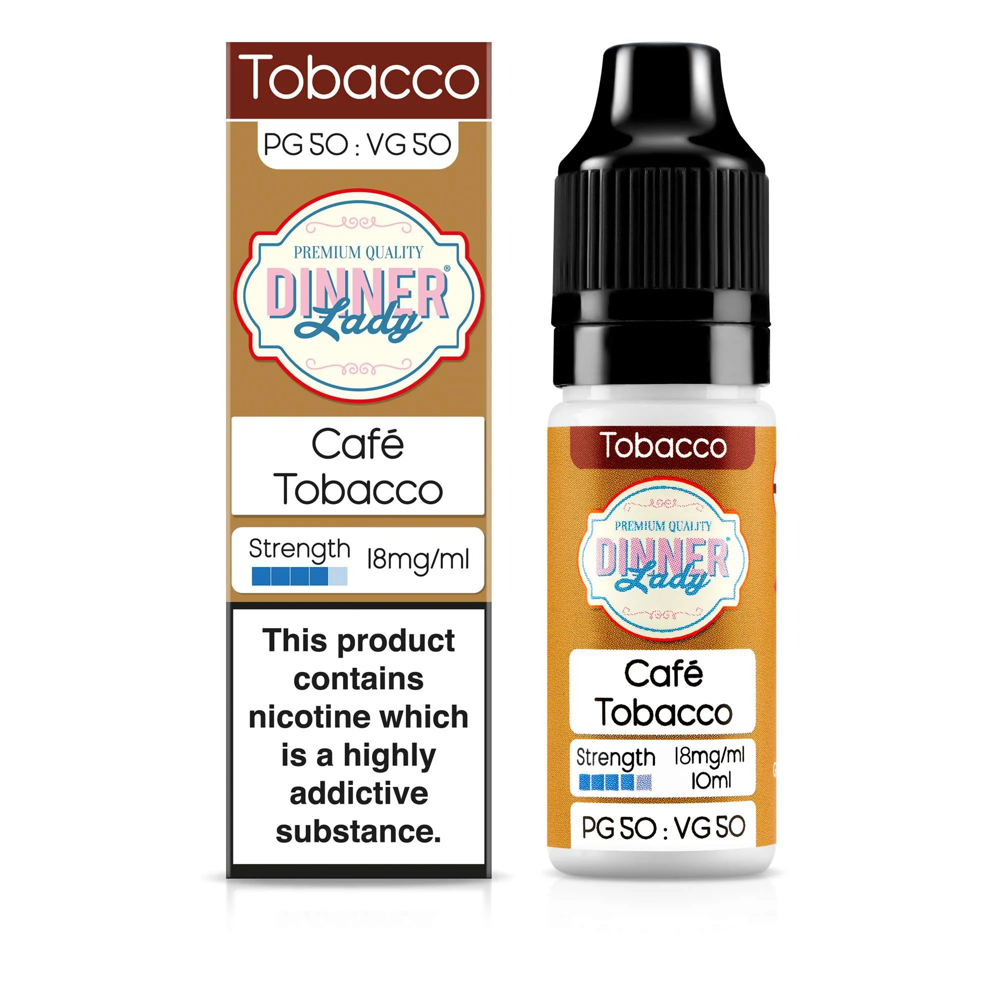 Café Tobacco 50:50 10ml E-Liquid