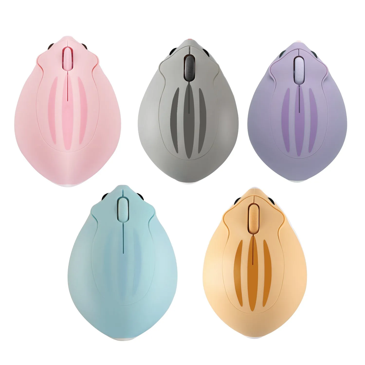 Cartoon Hamster Wireless Mouse – 3D Compact USB Optical Mouse with 1600DPI for Laptops & Computers