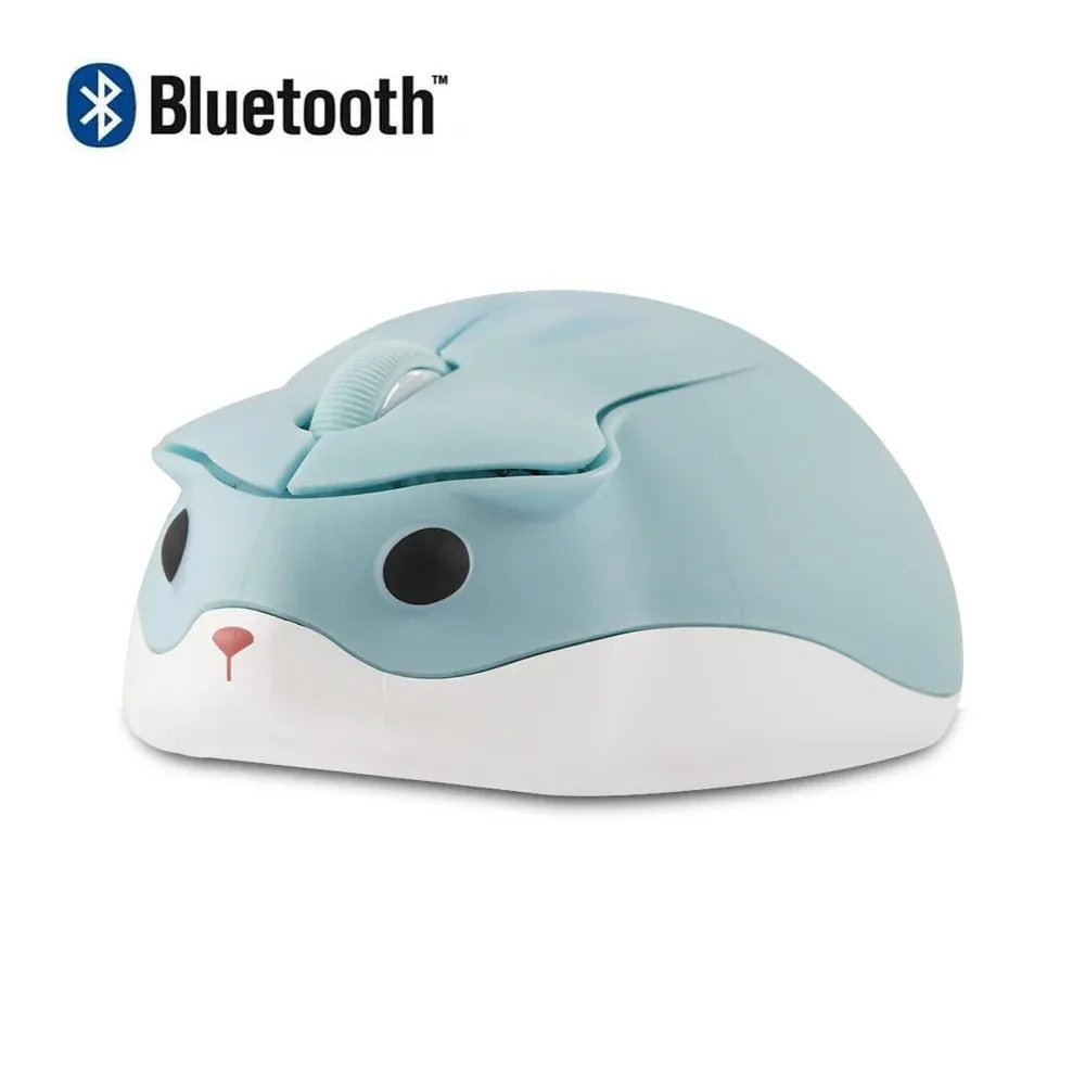 Cartoon Hamster Wireless Mouse – 3D Compact USB Optical Mouse with 1600DPI for Laptops & Computers