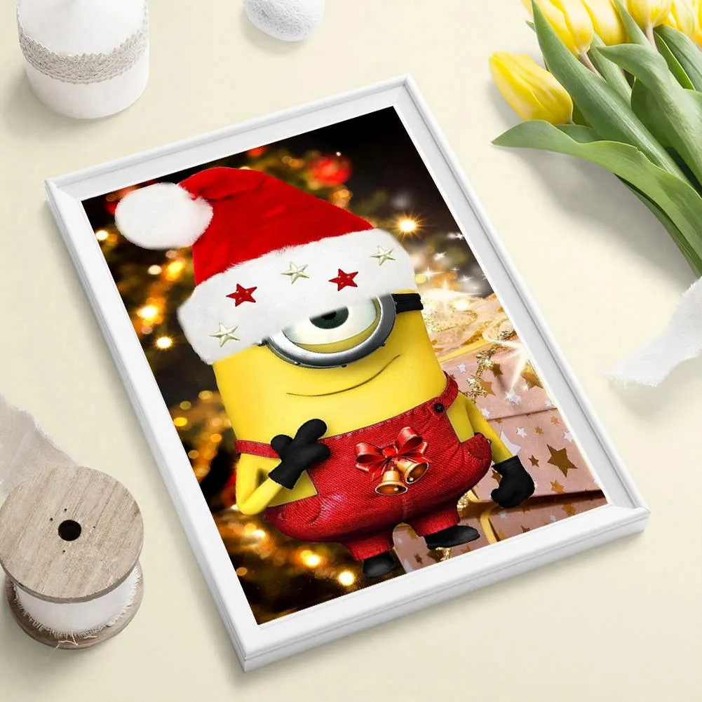 Cartoon Yellow - Full Round Diamond - 30x40CM