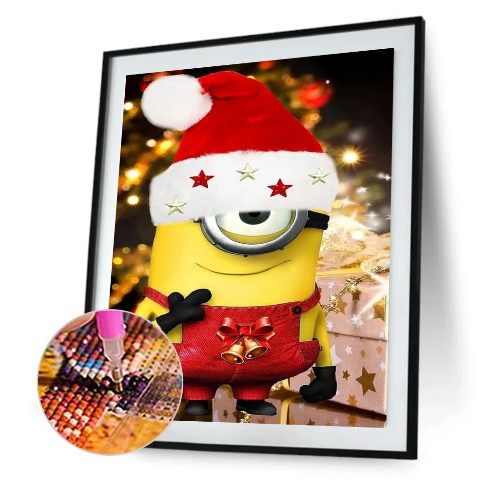 Cartoon Yellow - Full Round Diamond - 30x40CM