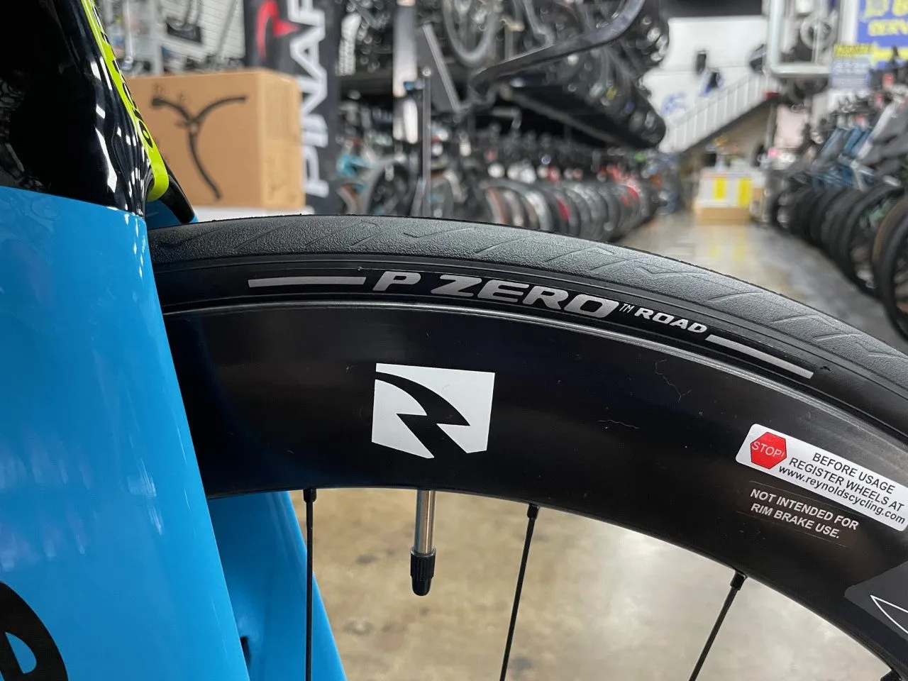 Cervelo P3X Shimano Ultegra Di2 11 Speed - Disc Reynolds AR 58 Wheels - Rivera/Fluoro/Black 2021