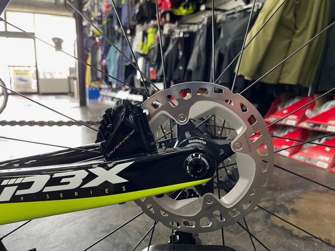 Cervelo P3X Shimano Ultegra Di2 11 Speed - Disc Reynolds AR 58 Wheels - Rivera/Fluoro/Black 2021