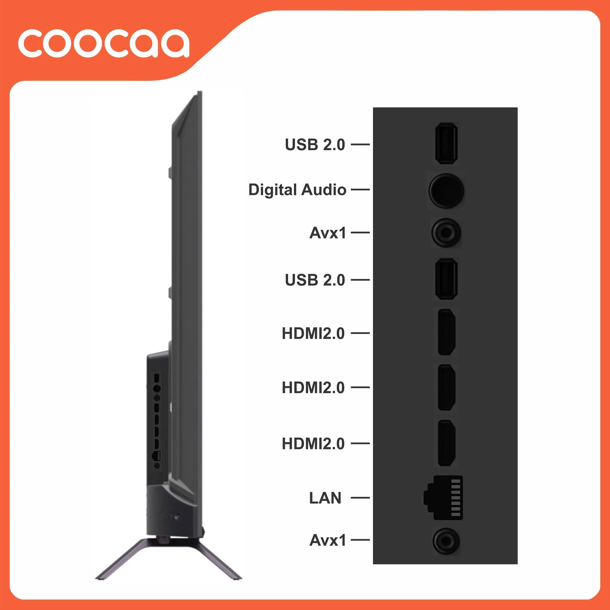 Coocaa 138 cm (55 inches) Frameless Series 4K Ultra HD Smart IPS Google LED TV 55Y72 (Black)