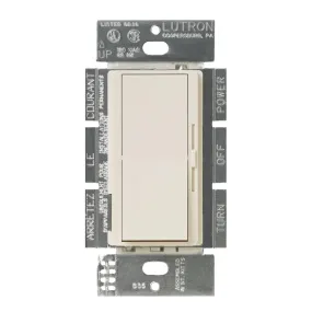 Diva 0-10V LED/Fluorescent Dimmer Switch, 120V-277V, 8 Amp, Single-Pole/3-Way, Light Almond