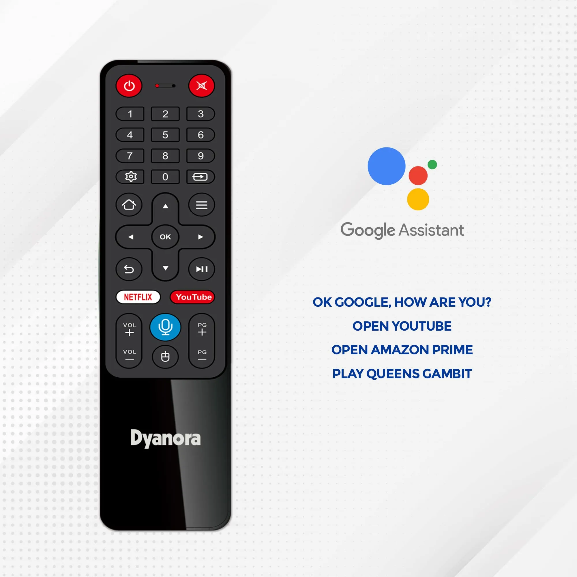 Dyanora 109 cm (43 inch) Full HD LED Smart Android TV with Noise Reduction, Android 9.0, Voice Assistant, Powerful Audio Box Speakers (DY-LD43F2S)