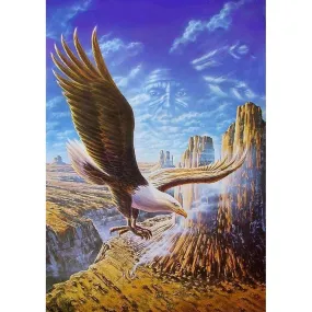 Eagle Cleaved Skys - Full Diamond Painting - (Canvas 30*40cm/11.81*15.75in)