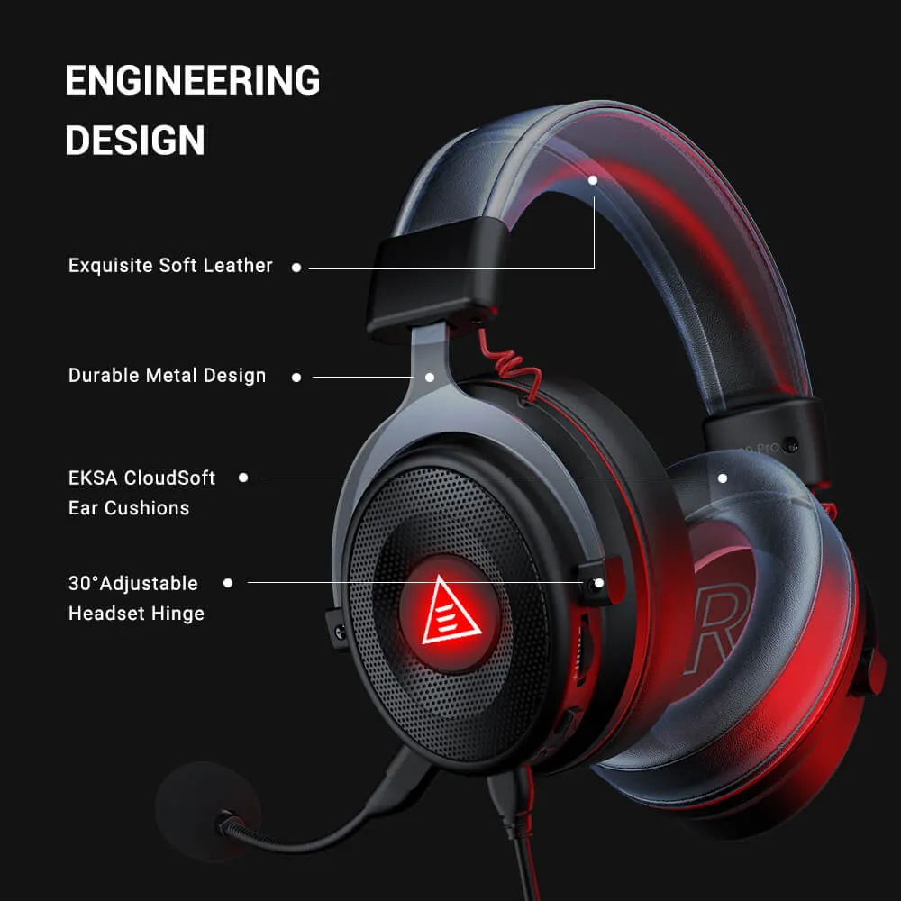 EKSA® E900 Pro 7.1 Virtual Surround Sound Gaming Headset (Upgraded)