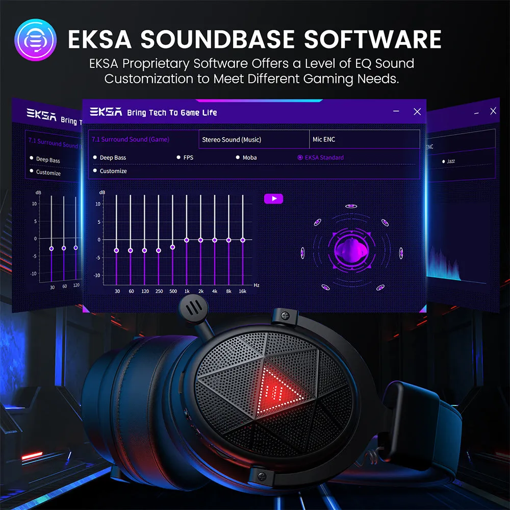 EKSA® E900 X 5.8 GHz Ultra Low-Latency Wireless Gaming Headset