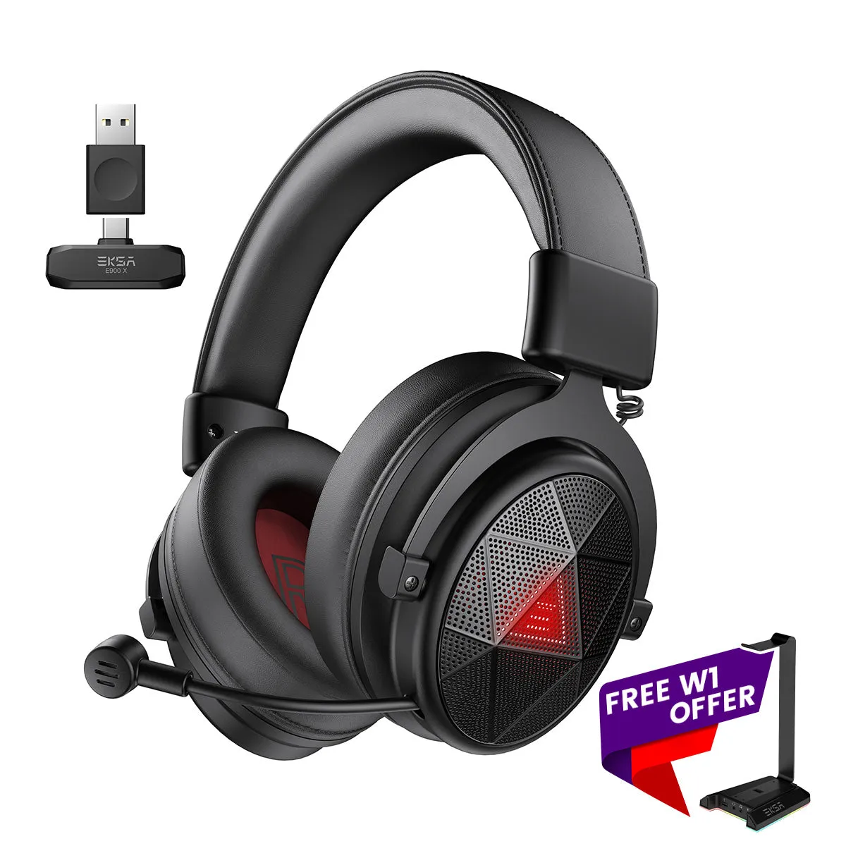 EKSA® E900 X 5.8 GHz Ultra Low-Latency Wireless Gaming Headset