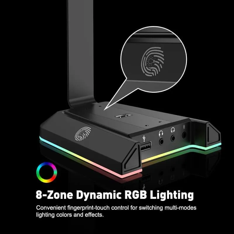 EKSA® W1 7.1 Virtual Surround Sound RGB Headset Stand