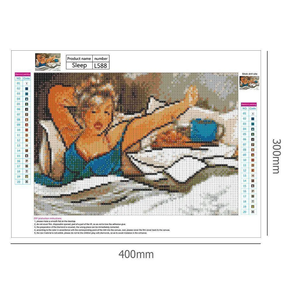 Enjoying Women DIY Full Drill Diamond Painting